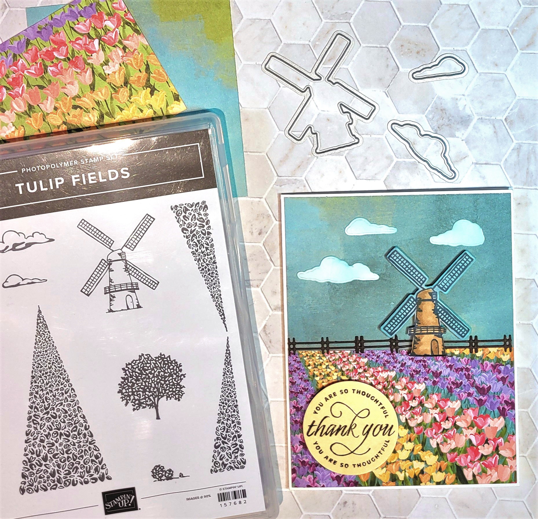 TGCDT - April Blog Hop - Fields of Tulips & Windmills