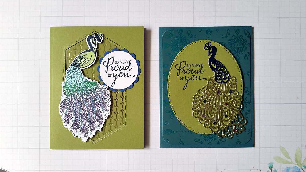 peacock cards