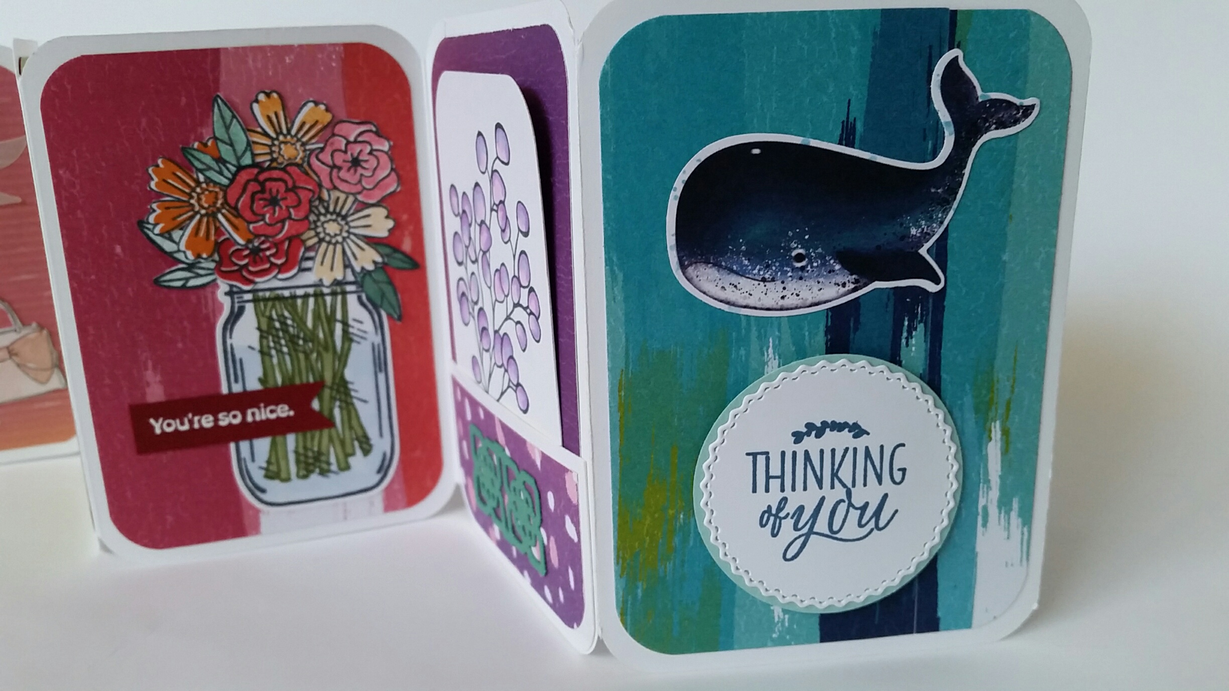 Mini Accordion Card With Pockets & Tags Tutorial